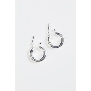 NEW VERMEER STUDIO small everyday hoops in silver